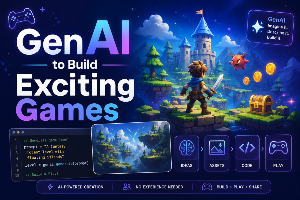 GenAI to Build Exciting Games