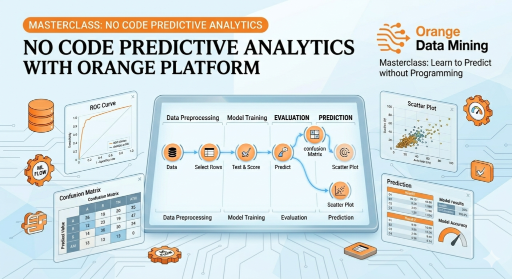 No-Code Predictive Analytics with Orange Platform